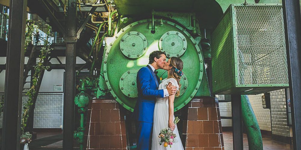 Una boda en una antigua fábrica de energía